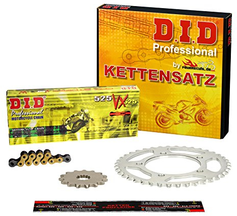 Kettensatz XRV 750 Africa Twin, 1993-2003, RD07, DID X-Ring extra verstärkt gold