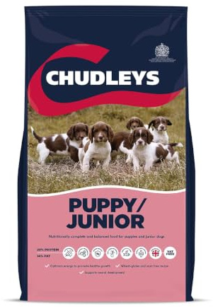 Chudleys Puppy Junior Hypoallergenic Dry Puppy Food - Rich in Chicken and Duck, 12 kg