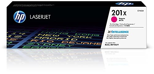 HP 201X (CF403X) Rot Original Toner mit hoher Reichweite für HP Color Laserjet Pro M252, M274n, M277, XL