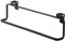 Yamazaki 2747 TOWER Breiter Geschirrtuchhalter, schwarz, Stahl, minimalistisch, 30 x 6.5 x 8 cm
