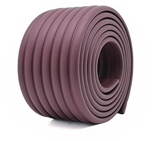 M2cbridge Multifunctional Edge and Corner Guard Coverage 2m (Brown) | high density NBR bumper, 2m x 8cm x 0.8cm, easy cut