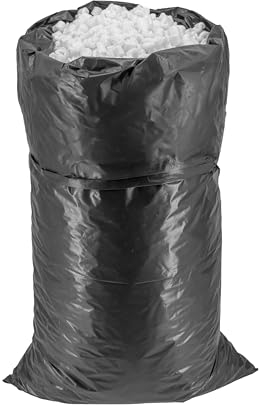 IMBALLAGGI 2000 - Sacco Patatine Polistirolo da 250 Litri Espanso, Antistatico e 92% Riciclato, Chips a S Colma-Vuoti per Imbottitura Imballaggio per Spedizioni e Trasloco, Resistente Ammortizza Urti