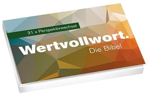 Wertvollwort. Die Bibel - Textkarten: 31x Perspektivwechsel