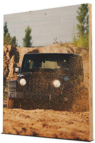 wandmotiv24 Holz-Wandbild - Foto auf Holzplatte mit Online-Vorschau - personalisierte Wanddeko - Holzbild mit Wunschmotiv - Fotogeschenk - 60x80 cm