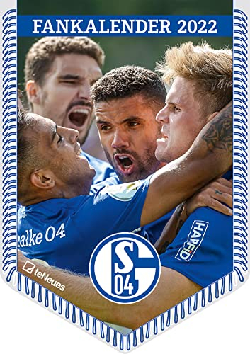 FC Schalke 04 2022 - Bannerkalender - Fan-Kalender - Fußball-Kalender - Wand-Kalender - 29,7x42 - Sport