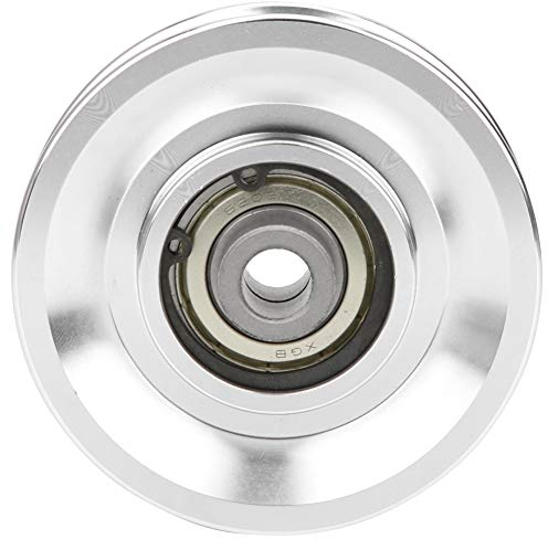 Alomejor Fitness Riemenscheibe 70 80mm Universal Lager Riemenscheibe Rad für Fitnessgeräte Fitnessgeräte Kabelmaschine Verschleißfestes Ersatzteil(80mm)