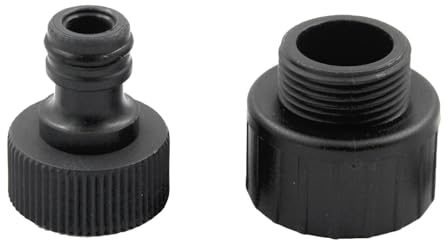 VEATON 3/4 Garden Hose Adapter with Tap Connector, G1 Female to G3/4 Male Thread Including O Ring Water Pump Hose Fitting