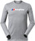 Berghaus Men's Organic Big Classic Logo Long Sleeve T-Shirt, Grey Marl, M