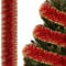 SPRINGOS Ghirlanda per albero di Natale bicolore rosso oro 10 cm x 6 m ghirlanda artificiale boa decorazione natalizia scale telaio finestra