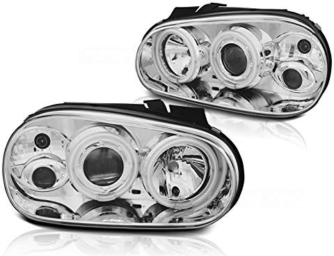 Faros delanteros de golf 4 09,97 – 09,03 de Angel Eyes CvFL cromados