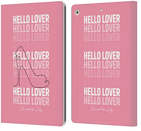 Head Case Designs Offizielle Sex and The City: Television Series Hallo Lover Carrie Charaktere Leder-Wallet-Hülle Kompatibel mit Apple iPad 10.2 2019/2020/2021