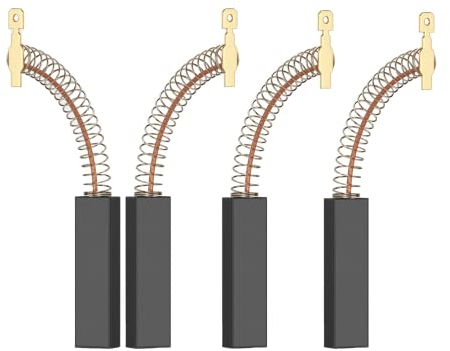 4 Unidades Escobillas de Carbón 42x12,5x5mm para Motor Eléctrico de Lavadoras Secadoras Brocha de Carbón Universal para Bosch Siemens Balay