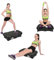 Plateforme Vibrante, pour Le Shaper de Corps Bureau Amincissant l'équipement de Forme Physique Oscillante Basic Fitness,Oscillante pour Perte de Poids équipement (Noir Pur)