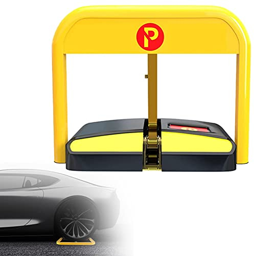 SSQUZA Parkplatzsperre Klappbare Parkplatzschloss Automatische Barriere Parkplatzwächter mit Fernbedienung, für Gewerbliche & Private Parkplätze,Automaticsensor