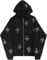 Generisch Sweat Jacke Pullover Kreuz Glitzer (schwarz)