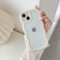 QLTYPRI Kompatibel mit iPhone 13 Hülle, iPhone 14 Transparent Case Aesthetic Curly Handyhülle Frauen Mädchen Girls Süßes Wellen Design Silikon TPU Bumper Schutzhülle - Gelb