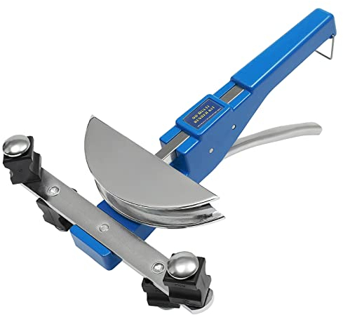 KIOPOWQ Manuelle Rohrbiegemaschine Kupferrohren Bieg Rohrbiegegerät Biegemaschine bis 90° Rohrschneider 6-22mm Blau