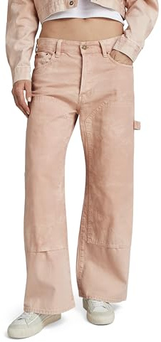 G-STAR RAW Damen Bowey 3D Carpenter Loose Jeans, Beige (Sun Faded Rugby tan gd D24354-D491-G551), 29W / 32L