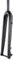 26/27,5/29 MTB-Starrgabel, Carbon-Mountainbike-Gabel, 1-1/8 Zoll gerader Gabelschaft, 28,6 mm Steckachse, 15 x 100 mm Scheibenbremsgabel, gewindelos (Farbe: Mattschwarz, Größe: 26 Zoll)