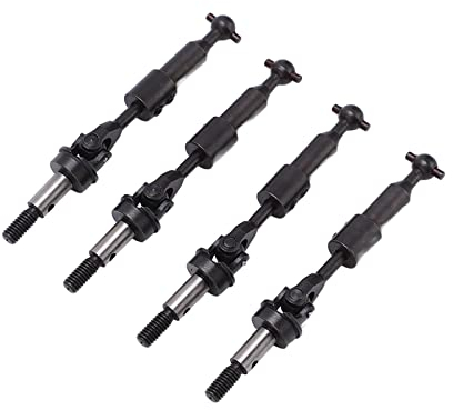 BYERZ Antriebswelle vorne hinten CVD, Antriebswelle RC CVD Ersatz leistungsstarker Stahl hohe Präzision und hohe Festigkeit für HSP 94123 für Auto 1/10