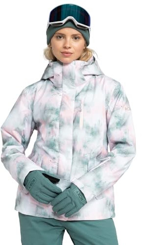Roxy Women's Jetty JK Jacket, SEA Pine Mystery Fog, M
