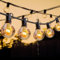 ROVLAK Guirnalda Luces Exterior,12M Guirnalda de Luz con 18+3 Bombillas G40 Cadena de Luces Interior IP44 Impermeable Guirnaldas Luminosas Decoración para Jardin,Patio,Café,Bodas,Fiestas