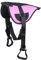Brama West Reitpad Toledo - Bareback mit Haltegriff und Kunstfell - baumlos - Pink, Gr.Shetty