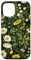 iPhone 13 Pro Olive Green Boho Botanical Wildflowers Case