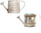 Annaffiatoio vintage, struttura in ferro, vaso decorativo in metallo (vecchio)