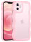 YINLAI Custodia per iPhone 12 Mini, 5.4 Pollice, Silicone Morbido, Telaio Ondulato, Antiurto, Antigraffio, Ultra-Sottile, Rosa