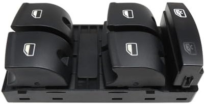 PLACKE Passend for Audi A3 8P SPORTBACK A6 4F 4G C6 Q7 Elektrischer Fensterheber-Steuerschalter Autozubehör 4F0959851F 4F0 959 851