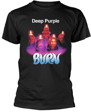 Plastic Head Deep Purple Burn Band Logo T Shirt XXXL