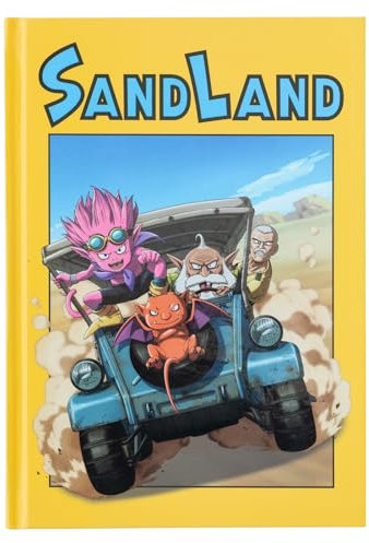 Grupo Erik Premium Notizbuch A5 Sand Land Notizblock A5 Tagebuch für Erwachsene und Kinder - Offizieller Sand Land Fanartikel