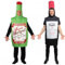 Adult Beer and Wine Bottle Costumes : Couples Unisex Mens Womens Friends Drink Theme Stag Hen Novelty Fancy Dress