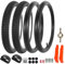 RUTU (2 Pack) 18x2.125 Fahrradreifen und Schlauch Set/57-355, 18x1.95 Fahrradreifen Kompatibel mit Mountain/Off Road Bike 18x2.0 18x2.1 18x2.125 18x2.15 Fahrradreifen Wie BMX Bike Joystar Balance Bike