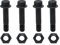 Mabutingti Stoßdämpfer Schrauben & Muttern vorne für Yama-ha Raptor Banshee Warrior 350 Grizzly Kodiak YFZ450 Big Bear Wolverine Blaster 200 Moto-4