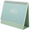 DOITOOL personalisierter kalender bürodeko moon calendar Tischkalender 2023-2024 Flip-Table-Kalender Stehkalender für den täglichen Gebrauch Desktop-Kalender 2023 Papier Light Green