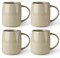 GBHOME Lot de 4 grandes tasses à café, 18 oz (environ 500 ml) en céramique faites à la main avec des couleurs dégradées – Idéal pour le latte, le thé, la bière et le chocolat chaud | Passe au