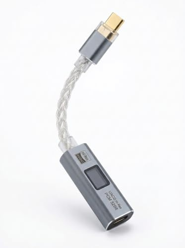 NICE BUDDY Adattatore audio da USB-C a 3,5 mm con DAC CX31993, uscita Hi-Res 32 bit/384 kHz, adattatore universale per cuffie per musica, giochi, PC, laptop, tablet, smartphone e dispositivi portatili