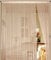 Kaikoon Fadenvorhang Vorhang Fadenstore Fadengardine 90 cm x 240 cm Caramel