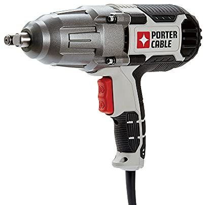 Porter Cable - Llave de impacto, 7.5 amperios, 450 libras de torque, 1/2 pulgada, con cable (PCE211)