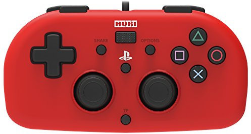 Hori Wired Controller Light for PlayStation 4 - Red Ver. [PS4] [import Japonais]