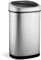 NETTA 50L Kitchen Sensor Bin - Large Touch-Free Automatic Motion Sensor Waste Rubbish Bin, Dustbin, Trash Can - Stainless Steel Finish - 50 Litre - Silver