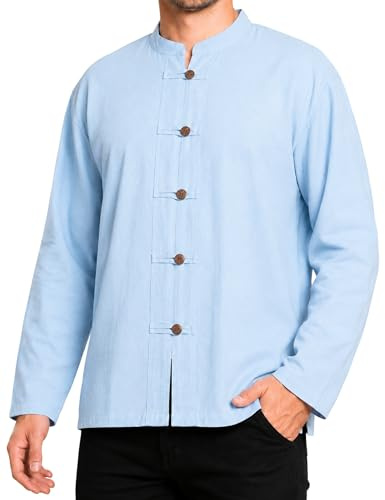 PANASIAM ShirtBEN-5Button, lightblue M