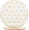 Spruchreif | Blume des Lebens aus Holz Ø 20 cm – Tischdekoration & Lebensblume Symbol | Perfekte Esoterik Deko & Geschenkidee