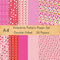 FEPITO 30 Blatt Valentinstag Designpapier Bastelpapier, 21 x 28,5 cm Scrapbooking Papier Dekorpapier für Dekoration Valentinstag Zubehör, 10 Designs