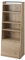 Iris Ohyama, Regal, Möbel, Bücherregal, mit 1 Klapptür, Mehrzweck, Zeitgenössisch, Schlafzimmer, Wohnzimmer, Büro - Book shelf - IWMG-5 - Aschbraun