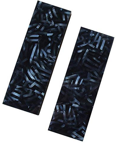 2 stücke Acryl Messer Skalen Griff Material Platten Messer Custom DIY Werkzeug für Messer Herstellung Rohlinge Klingen (Streifen)