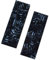 2 stücke Acryl Messer Skalen Griff Material Platten Messer Custom DIY Werkzeug für Messer Herstellung Rohlinge Klingen (Streifen)