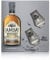 LAMBAY WHISKEY Single Malt - Whiskey Irlandais - Coffret avec 2 Verres - 43% 70cl